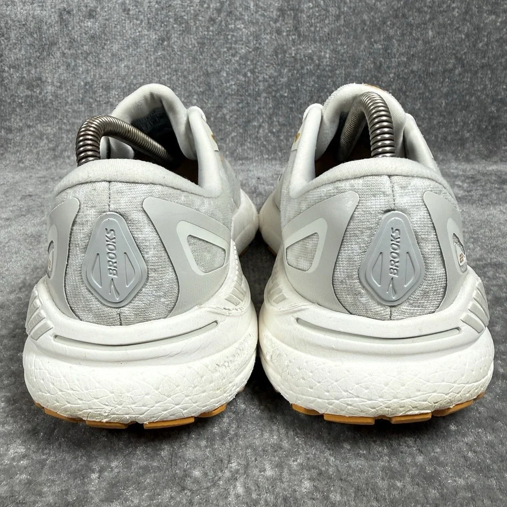 Brooks Adrenaline GTS 23 Blanc Gray Sunflower Running Shoes Women's 9